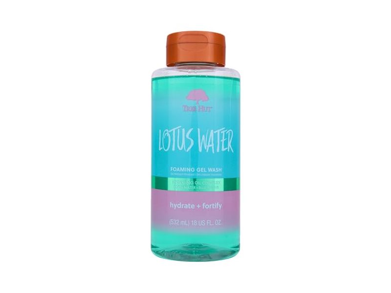 Tree Hut Foaming Gel Wash, Lotus Water, 18 fl oz/532 mL