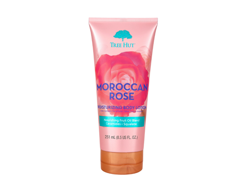 Tree Hut Moisturizing Body Lotion, Moroccan Rose, 8.5 fl oz/251 mL