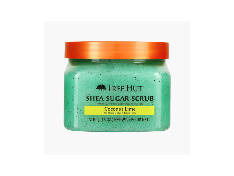 Tree Hut Shea Sugar Body Scrub, Coconut Lime, 18 oz/510 g