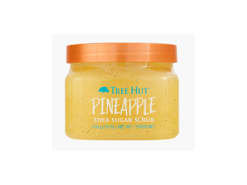 Tree Hut Shea Sugar Body Scrub, Pineapple, 18 oz/510 g