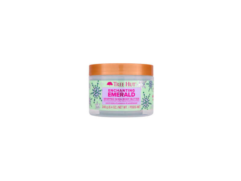 Tree Hut Whipped Shea Body Butter, Enchanting Emerald, 8.4 oz/240 g