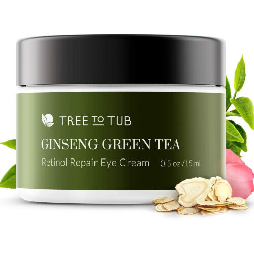 Ginseng Green Tea Eye Cream With Retinol & Hyaluronic Acid