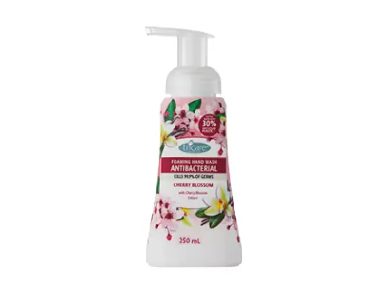 Tricare Antibacterial Foaming Hand Wash, Cherry Blossom Extract, 250 mL