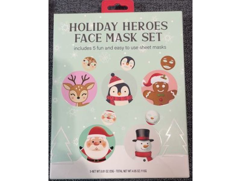 True Beauty Holiday Heroes Face Mask Set