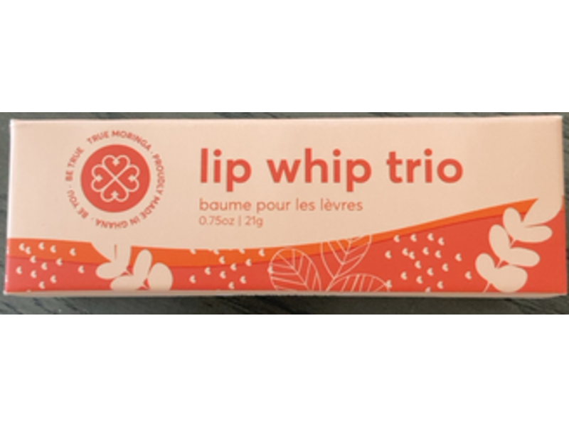 True Moringa Lip Whip Trio, 0.75 oz/21 g