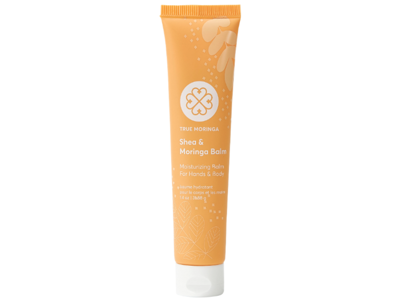 True Moringa Moisturizing Balm For Hands & Body, Shea & Moringa, 1.4 oz/31.88 g