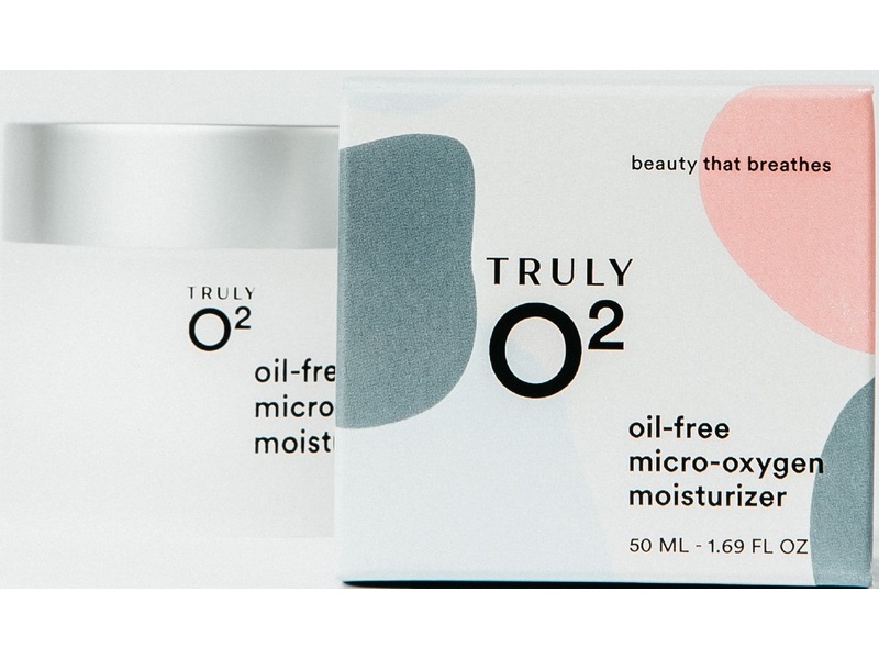 TRULY O2 Oil-Free Micro-Oxygen Moisturizer, 1.69 fl oz/50 mL