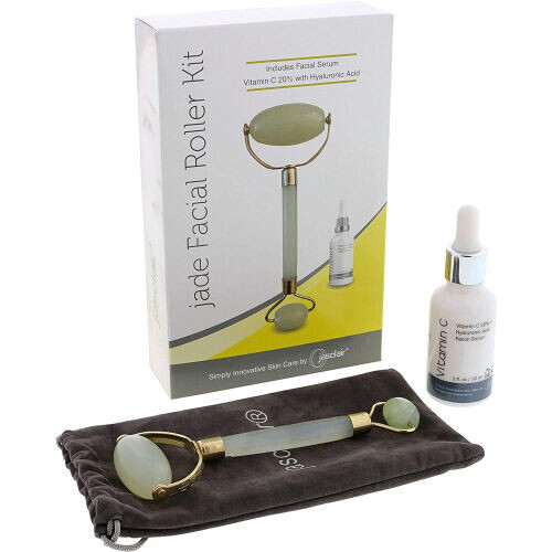 Jade Roller Vitamin C + Hyaluronic Acid Face Serum