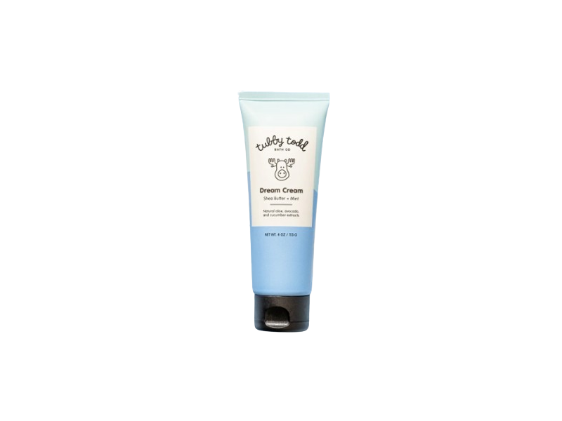 Tubby Todd Bath Co Dream Cream, Shea Butter + Mint, 4 oz/113 g