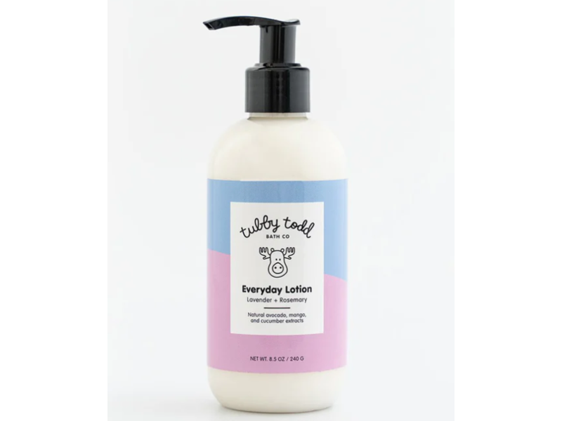 Tubby Todd Bath Co Everyday Lotion, Lavender + Rosemary, 8.5 oz/240 g
