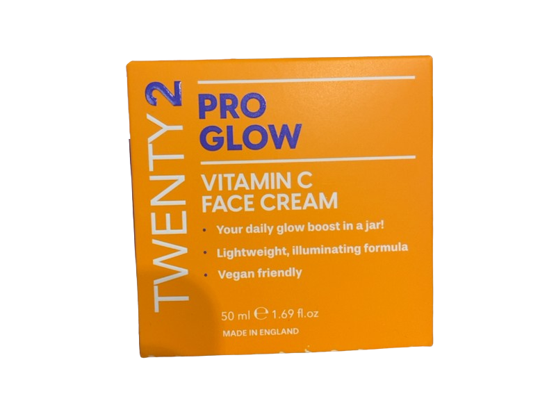 Twenty 2 Pro Glow Face Cream, Vitamin C, 1.69 fl oz/50 mL