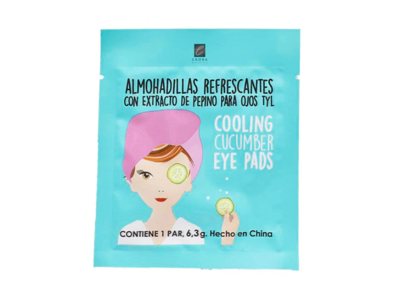 Tyl Cosmetics Almohadillas Refrescantes Cooling Eye Pads, Cucumber, 6.3 g, 1 Pair