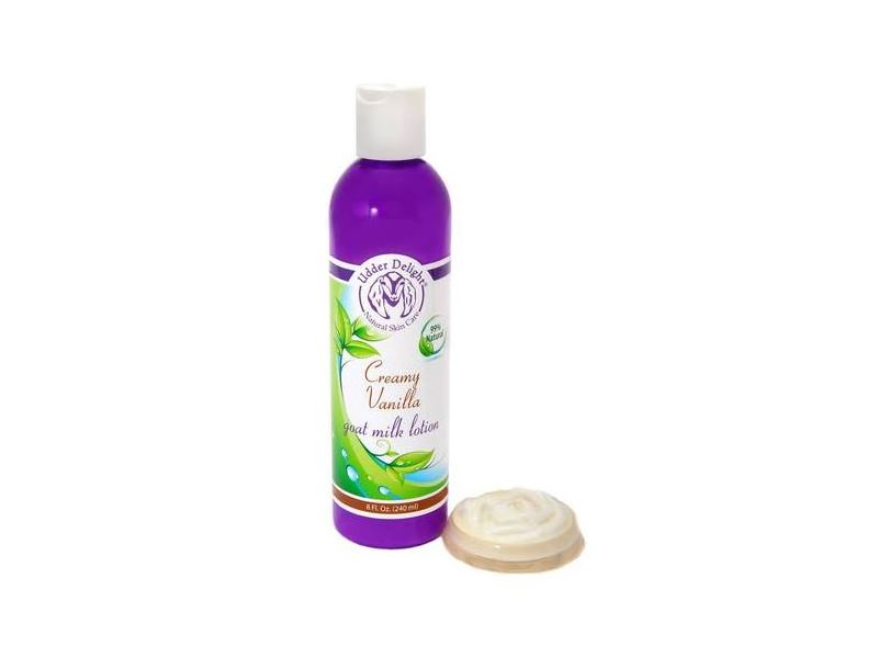 Udder Delight Goat Milk Lotion, Creamy Vanilla, 8 fl oz