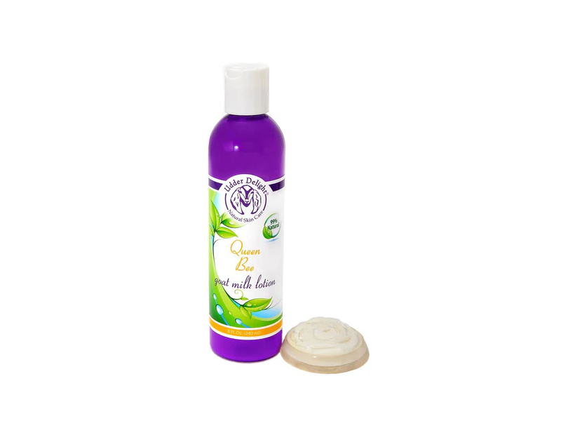 Udder Delight Queen Bee Lotion, Goat Milk, 8 fl oz/240 mL