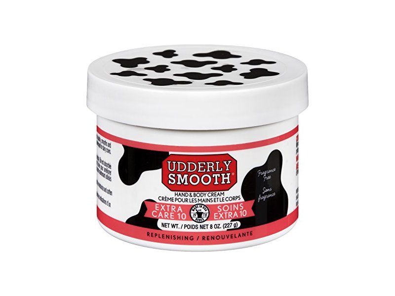 Udderly Smooth Extra Care Cream with 10% Urea, 8 oz (2 Count), Unscented