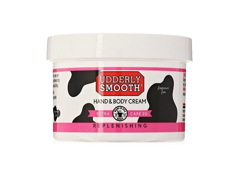 Udderly Smooth Extra Care Cream with 20% Urea, Replenishing, 8 Ounce