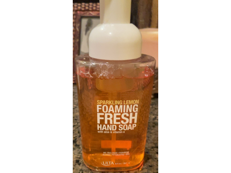Ulta Foaming Fresh Hand Soap, Sparkling Lemon, 8 fl oz/237 mL
