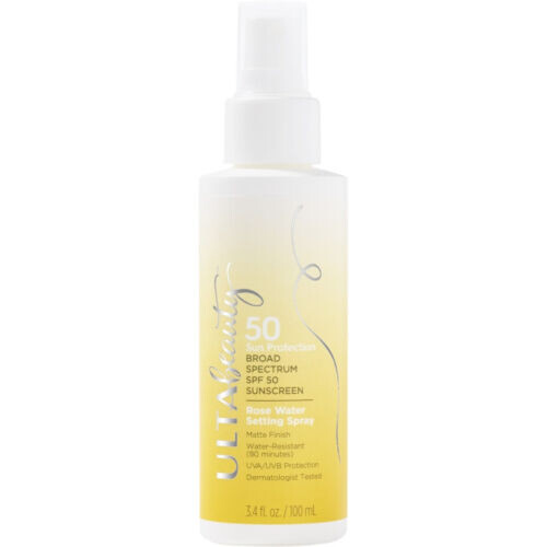 SPF 50 Sunscreen Rose Water Setting Spray