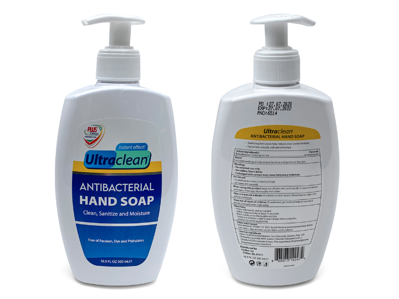 Ultraclean Antibacterial Hand Soap, 16.9 fl oz/500 mL