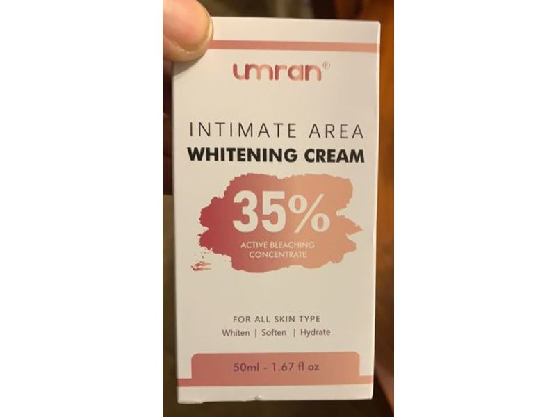 Umran Intimate Area Whitening Cream, 1.67 fl oz/50 ml