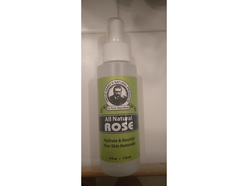 Uncle Harry's Floral Water, Rose, 4 fl oz/118 mL