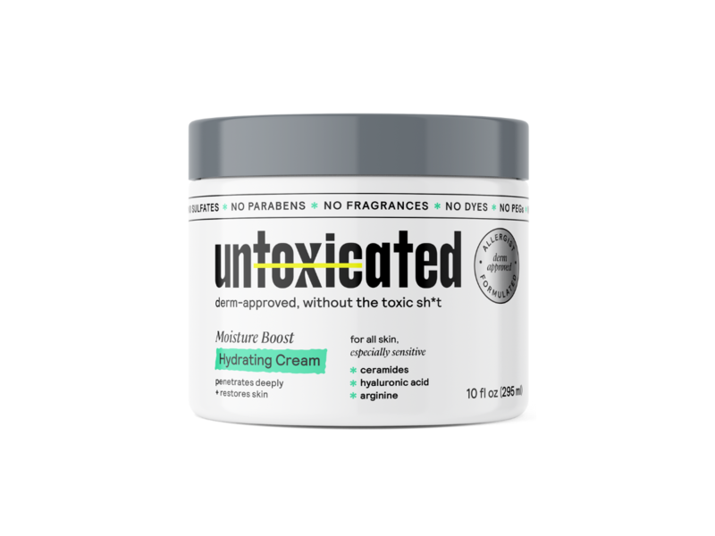 untoxicated Moisture Boost Hydrating Cream, 10 fl oz (295 mL)
