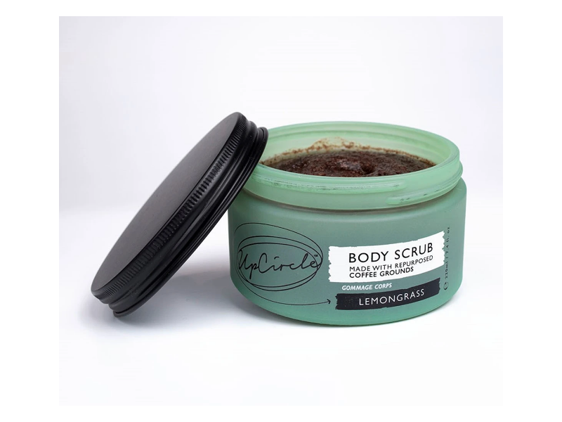 UpCircle Beauty Coffee Body Scrub, Lemongrass, 220 mL