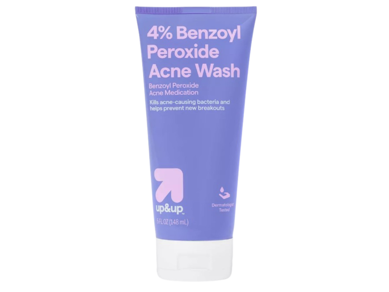 Up & Up 4% Benzoyl Peroxide Acne Cleanser, 5.5 fl oz/148 mL