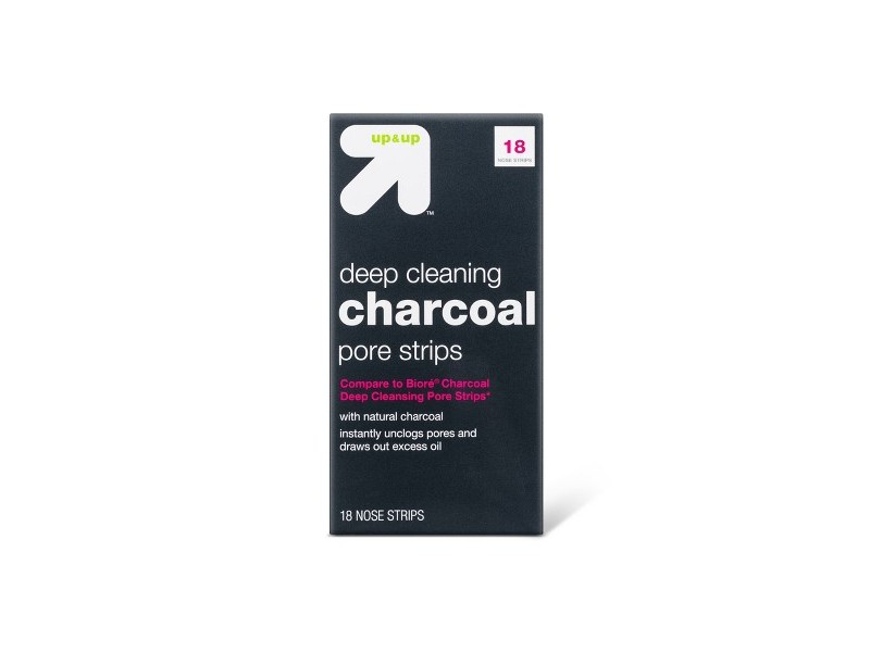 Up & Up Deep Cleansing Charcoal Pore Strips, 18 count