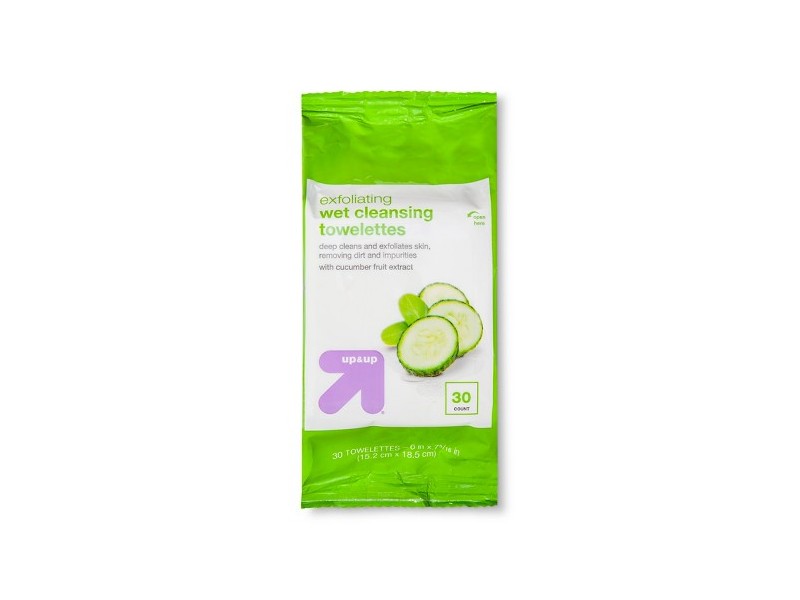 Up & Up Exfoliating Cleansing Towelettes, 30 ct