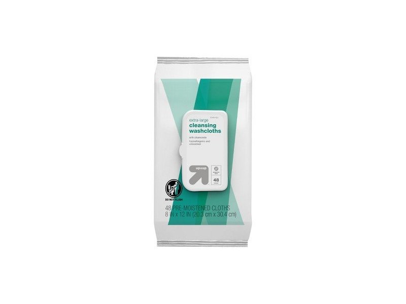 Up & Up Extra Large Cleansing Cloths, 48 ct