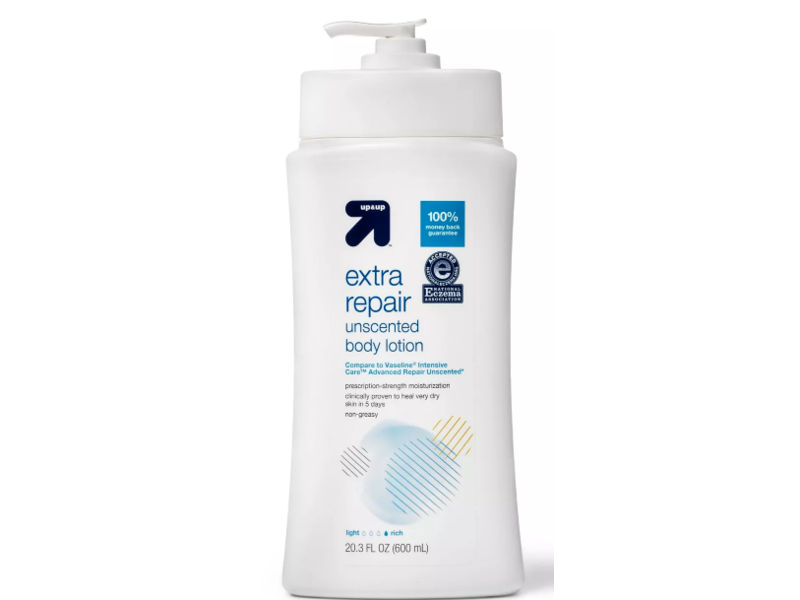 Up & Up Extra Repair Body Lotion, Unscented, 20.3 fl oz/600 mL