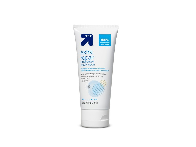 Up & Up Extra Repair Unscented Body Lotion, 3 fl oz