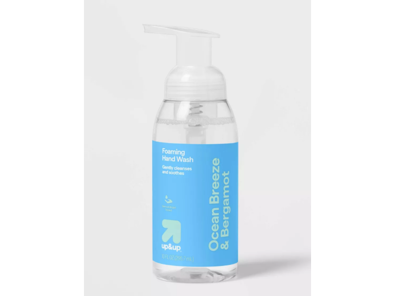 Up & Up Foaming Hand Wash, Ocean Breeze & Bergamot, 10 fl oz/295.7 mL