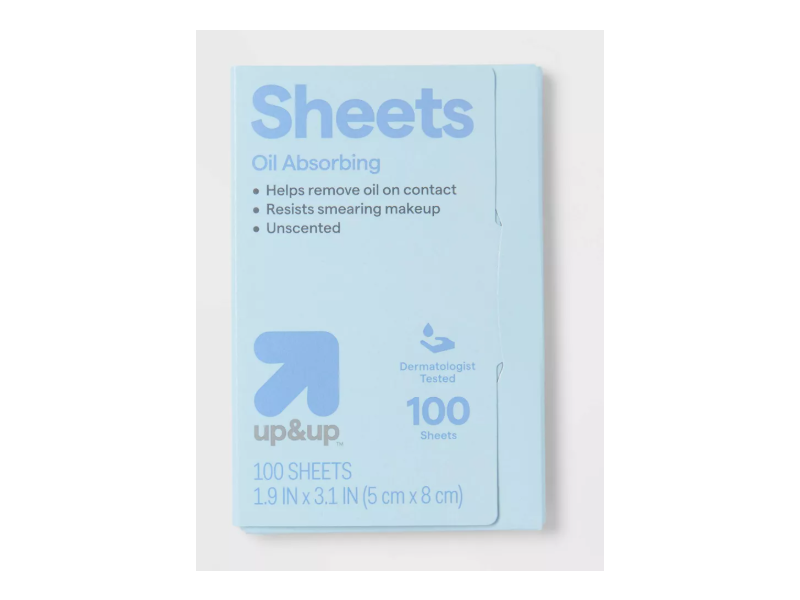 Up & Up Oil Absorbing Sheets, 100 Count
