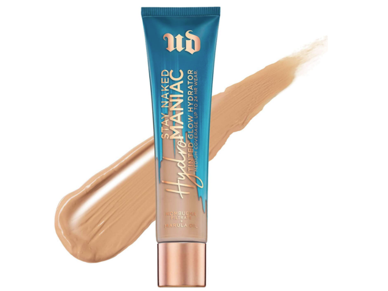 Urban Decay Stay Naked Hydromaniac Tinted Glow Hydrator, Medium Coverage, 40 Light Medium Warm, 1.1 fl oz/35 mL