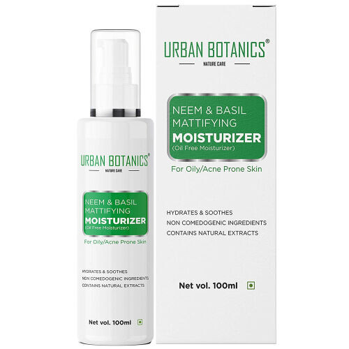 Mattyfying Moisturizer With Neem & Basil Extract