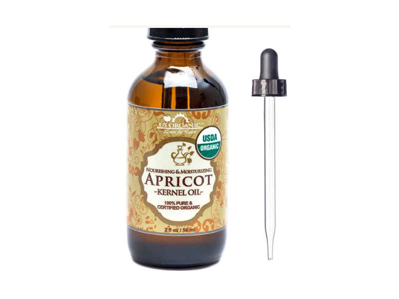 Us Organic Nourishing & Moisturizing Apricot Kernel Oil, 2 fl oz/56 mL