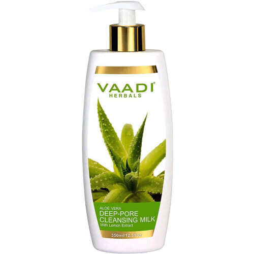 Aloe Vera Deep Pore Cleansing Milk With Lemon Extract