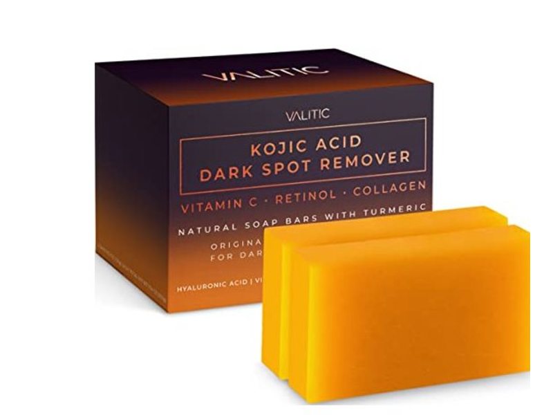 Valitic, Kojic Acid Dark Spot Remover Natural Soap Bars, Pack Of 2
