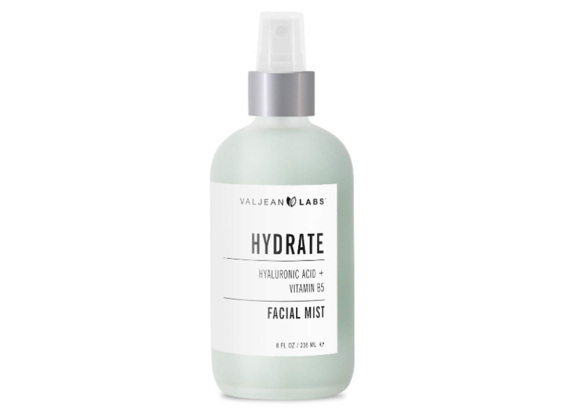 Valjean Labs Facial Mist, Hydrate, Hyaluronic Acid + Vitamin B5, 8 fl oz/236 mL