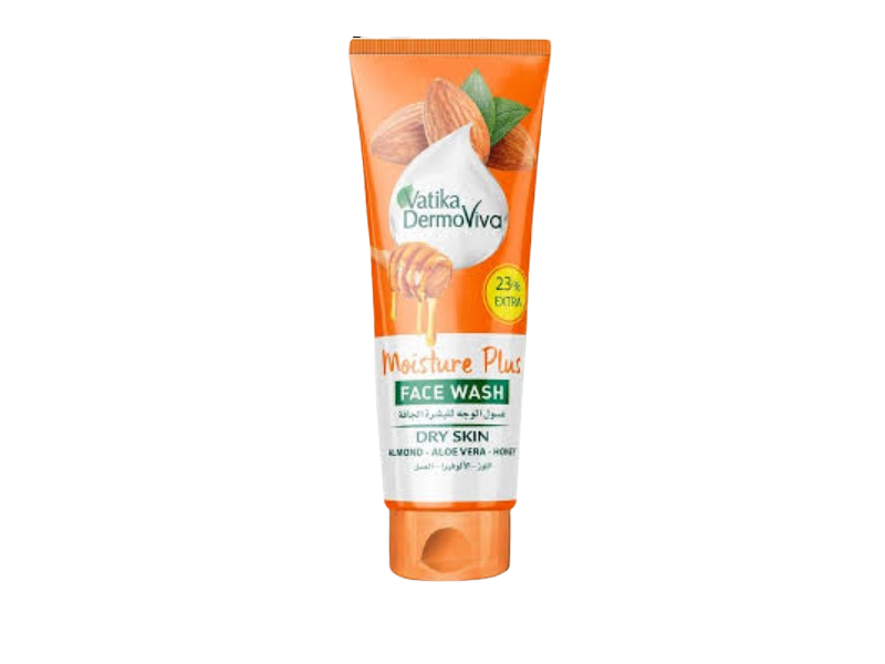 Vatika Dermoviva Face Wash, Almond + Aloe Vera & Honey, 150 mL