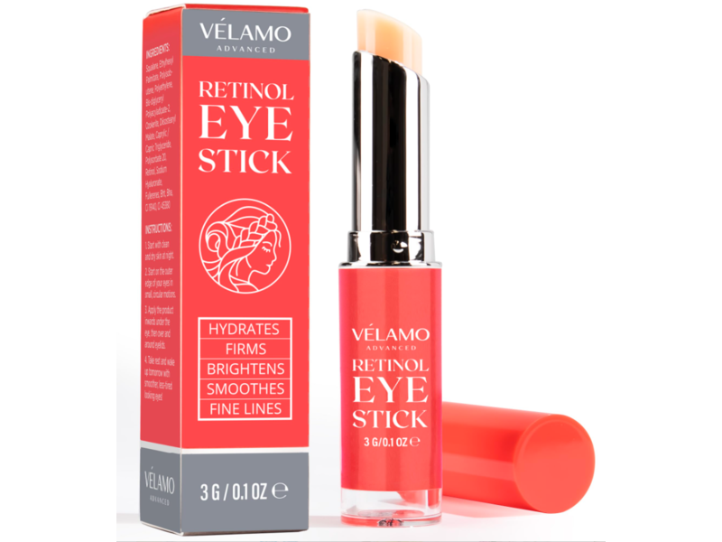 Velamo Advanced Retinol Eye Stick, Pink, 0.1 oz/3 g