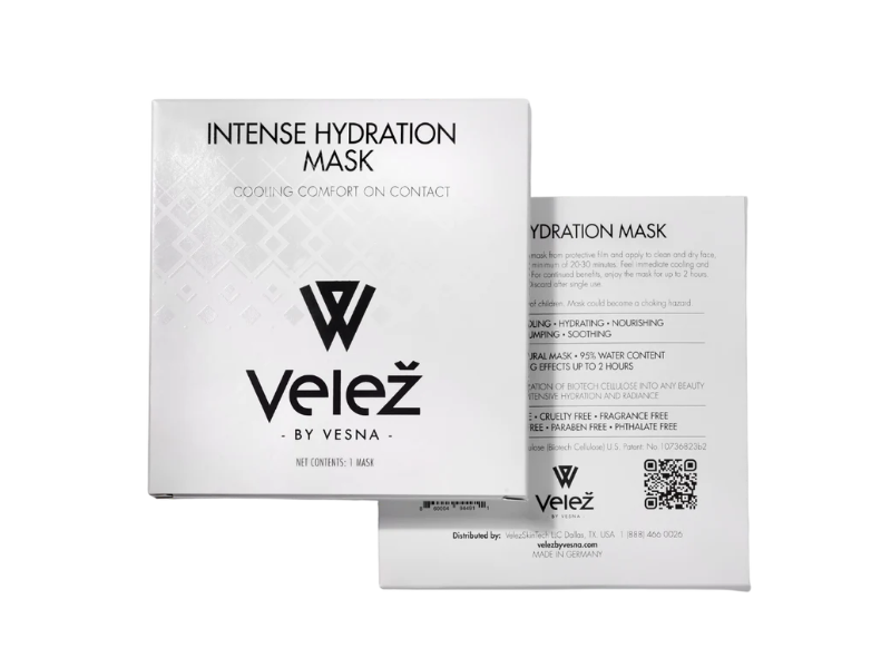 Velez By Vesna Intense Hydration Face Mask, 1 Count