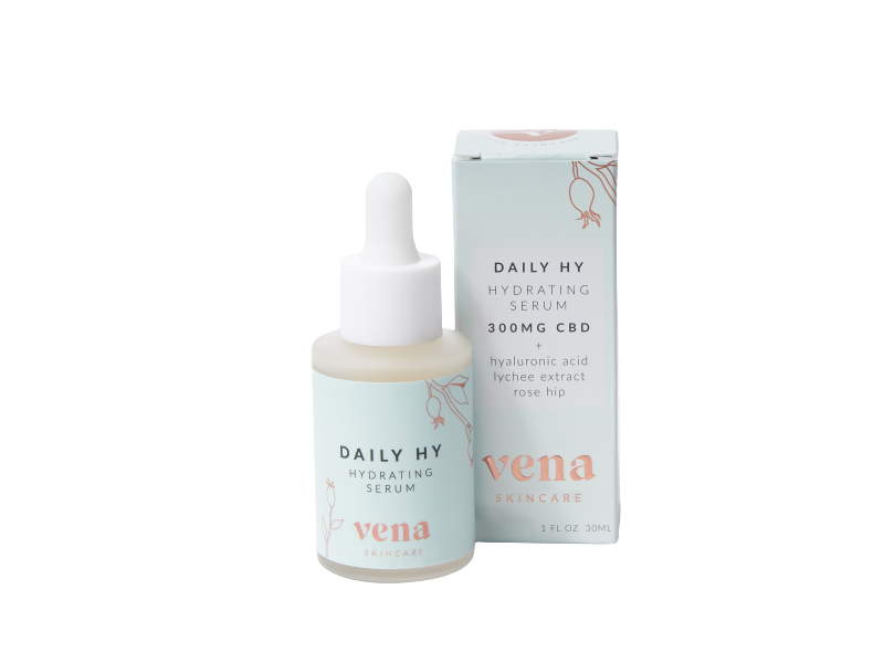 vena CBD Skincare Daily Hy Hydrating Serum, 1 fl oz/30 mL