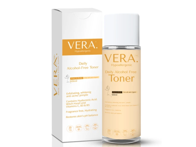 Vera. Skincare Philippines Hypoallergenic Daily Toner, Alcohol-Free, 60 mL