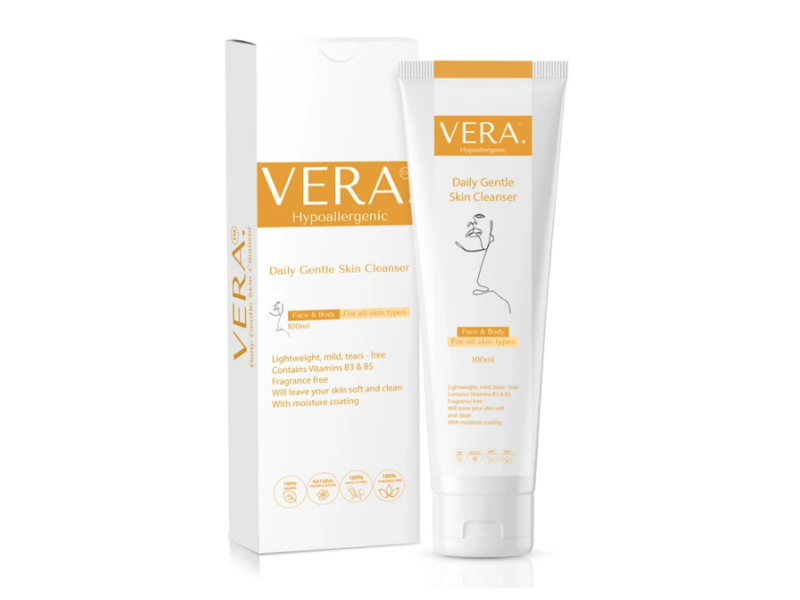 Vera. Skincare Philippines Hypoallergenic Daily Gentle Skin Cleanser, Face & Body, 100 mL