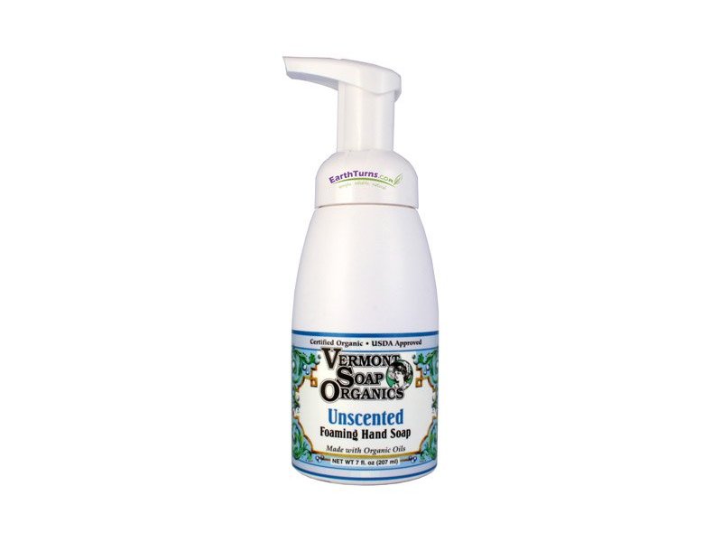 Vermont Soap Foaming Hand Soap, Unscented, 8 fl oz.