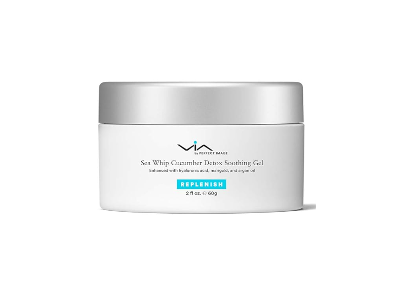 Via Sea Whip Cucomber Detox Soothing Gel, Replenish, 2 fl oz/60 g