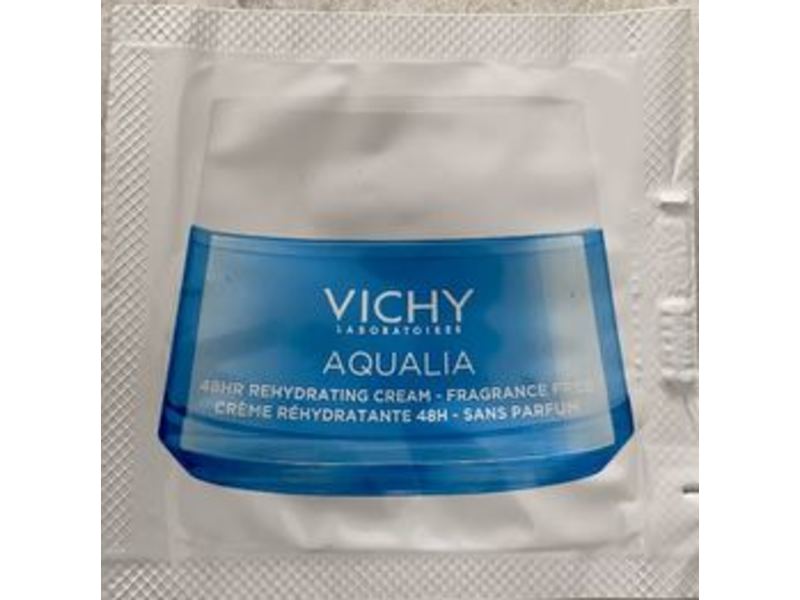 Vichy Aqualia Rehydrating Cream, 0.05 fl oz/4.5 mL